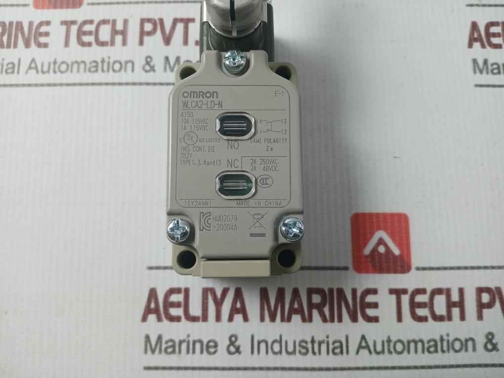 Omron Wlca2-ld-n 2 Circuit Limit Switch 10A 115Vac