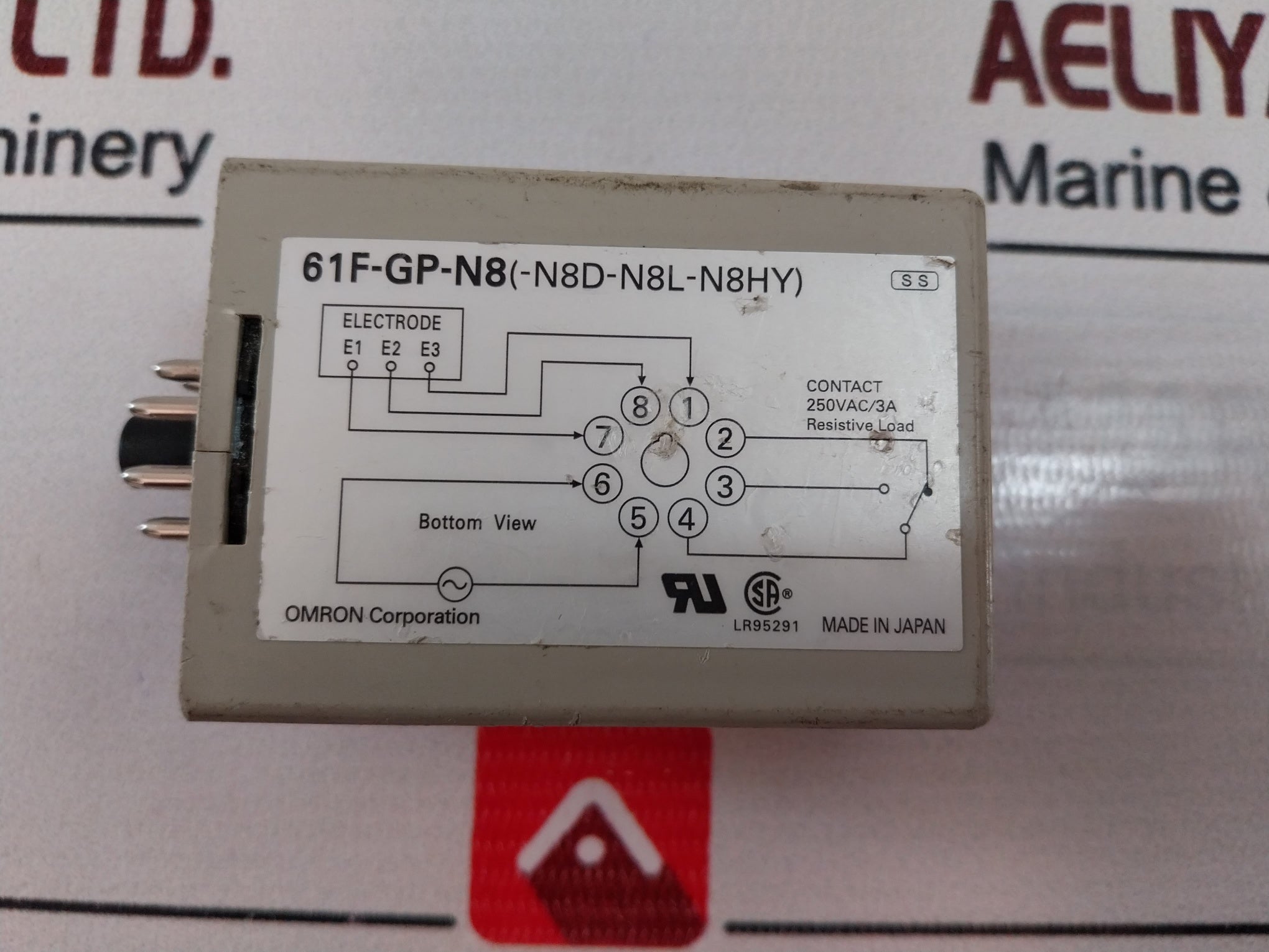 Omron 61F-gp-n8 Floatless Level Switch 110Vac 50/60 Hz