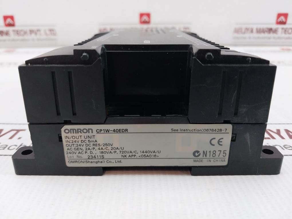 Omron Cp1W-40Edr Plc Expansion I/O Module In: 24V Dc 5Ma
