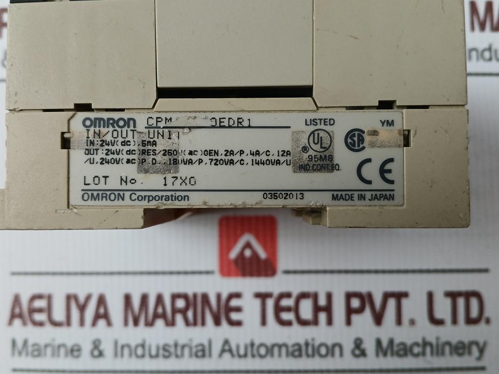 Omron Cpm1A-20Edr1 Expansion I/O Programmable Module.