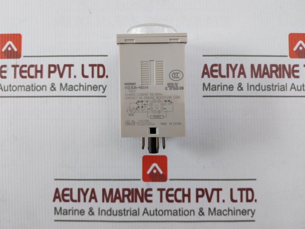 Omron H3Ba-n8H Solid-state Timer 0-1.2 Min