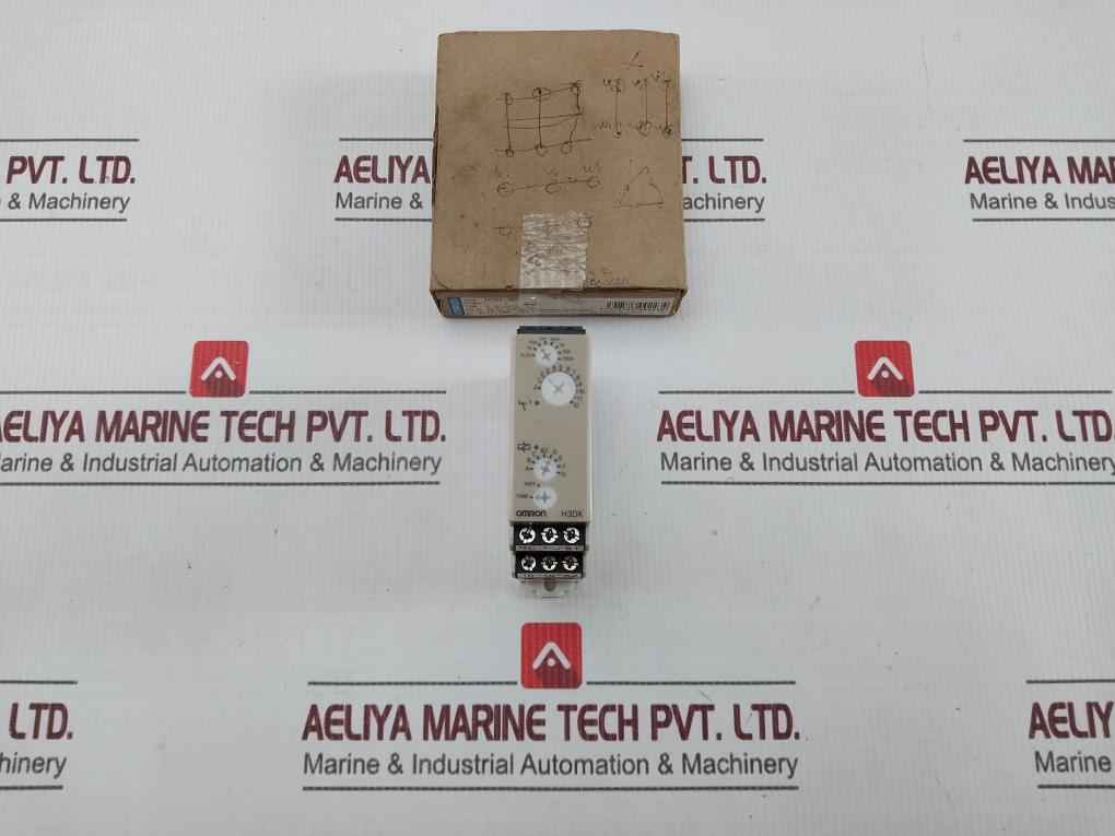 Omron H3Dk-m2 Timer 24-240V Ac/Dc,50/60Hz,6.6Va New