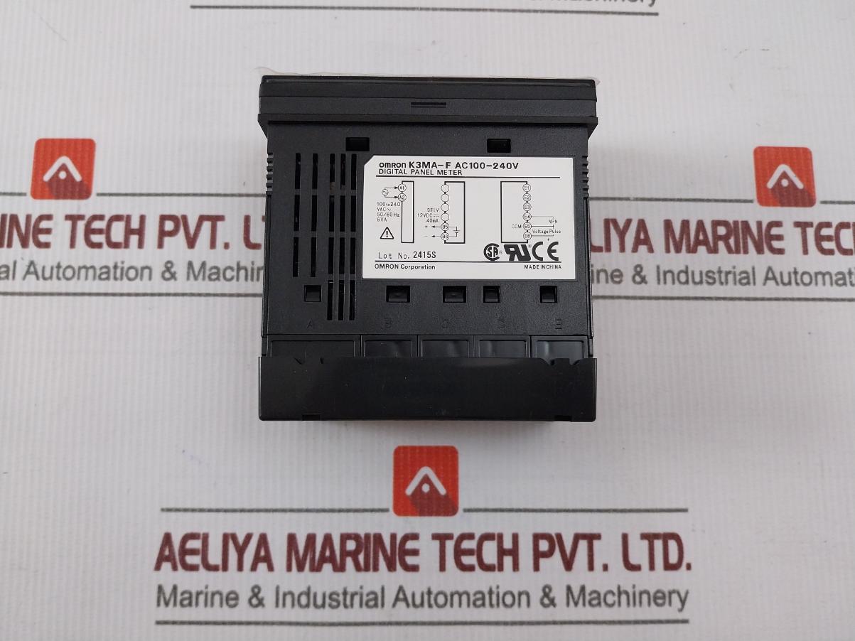 Omron K3Ma-f Digital Panel Meter Ac100-240V 50/60 Hz 40Ma