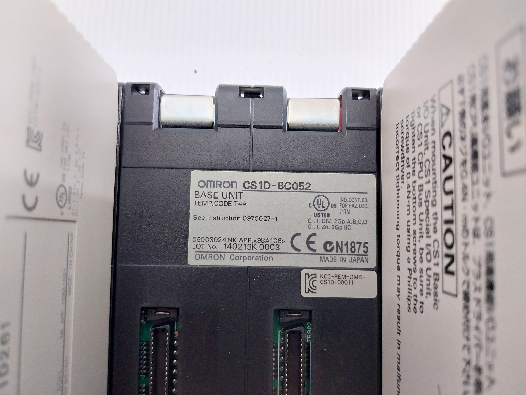 Omron Plc Controller System Cs 1W-id261, Cs 1W-od261, Cs1W-sp001 Cs1W-clk13