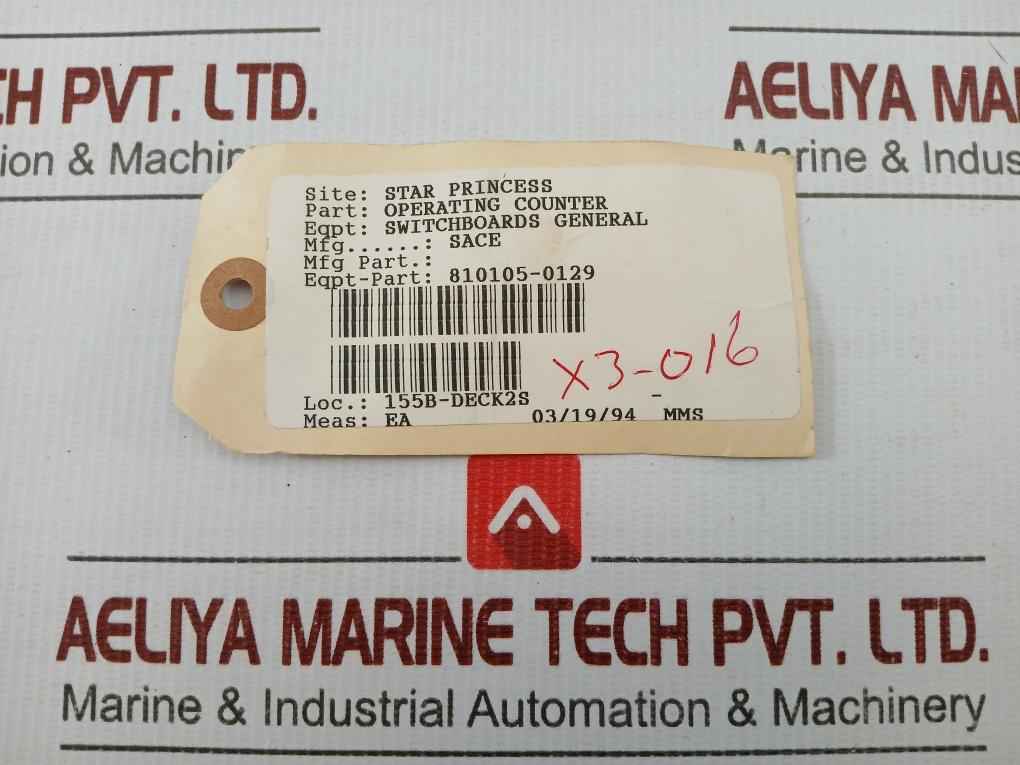 Operating Counter Switchboard Repairing Part Set By Sace 810105-0129