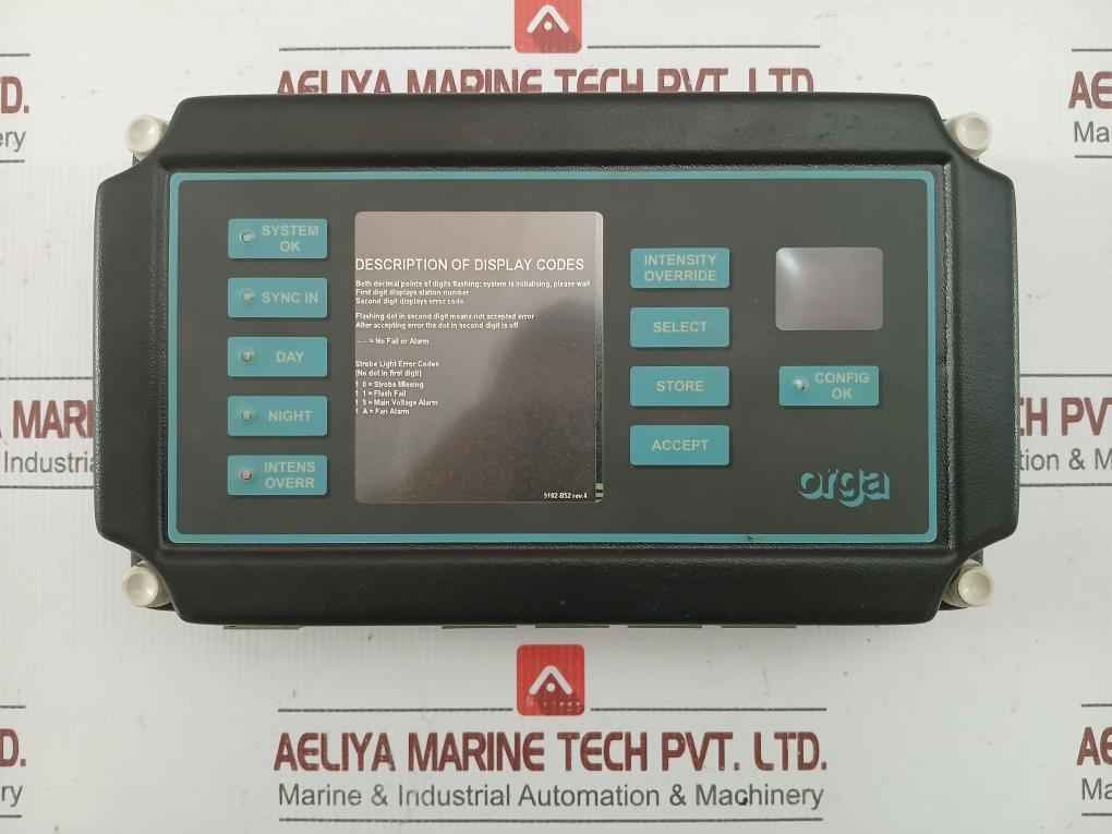 Orga System Controller Display Rev-4 5102-b52