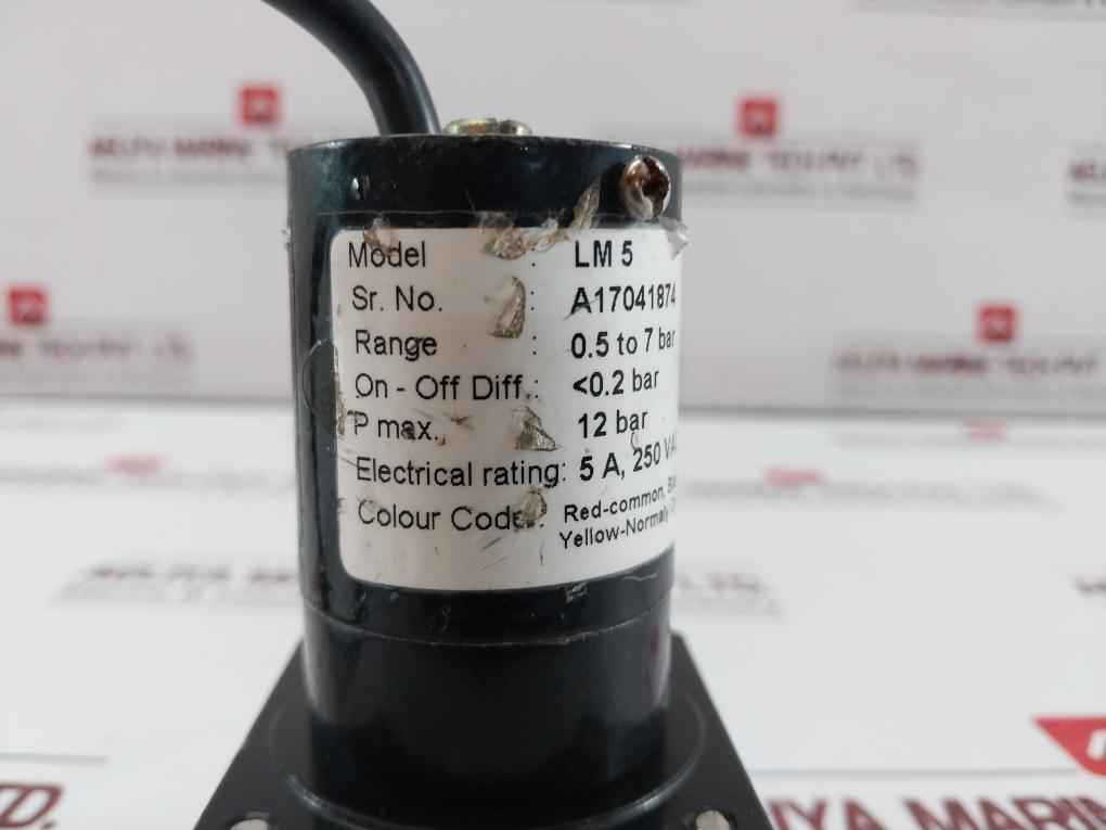 Orion 0.5 To 7 Bar Pressure Switch Lm 5