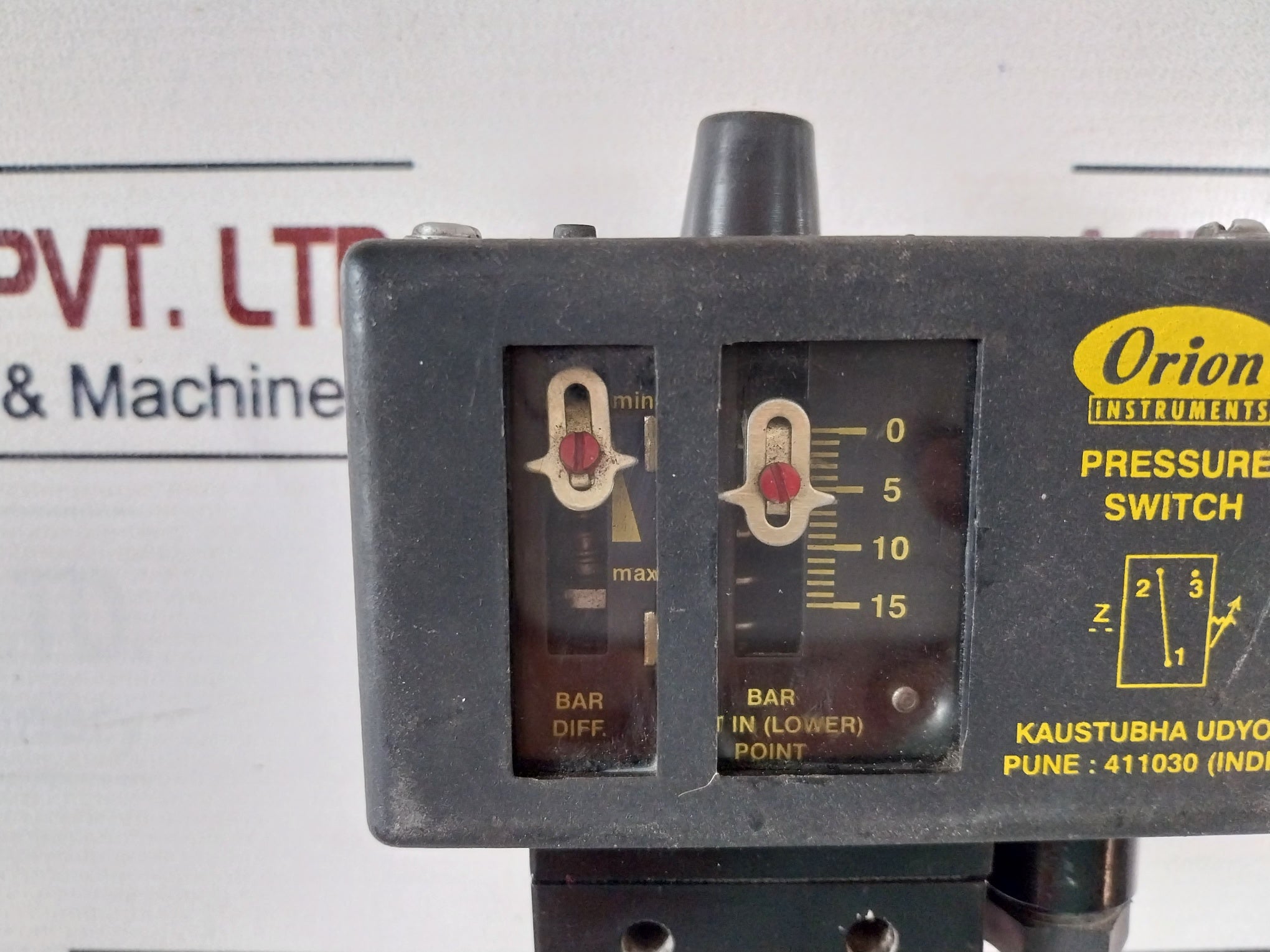 Orion Me H15 Ca10 Pressure Switch 0-15 Bar
