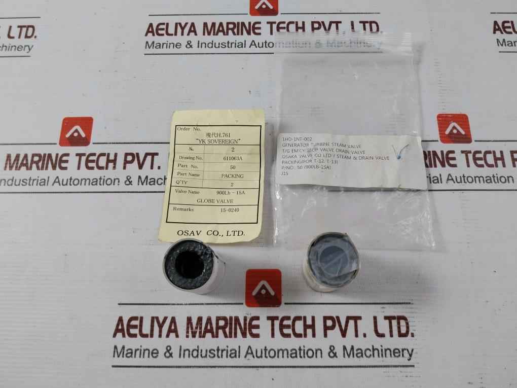 Osaka 50 Emergency Stop Drain Valve Packing For T-12,13