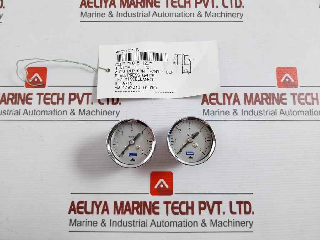 Osaka F0151120 Pressure Gauge 0-6 Kgf/Cm2
