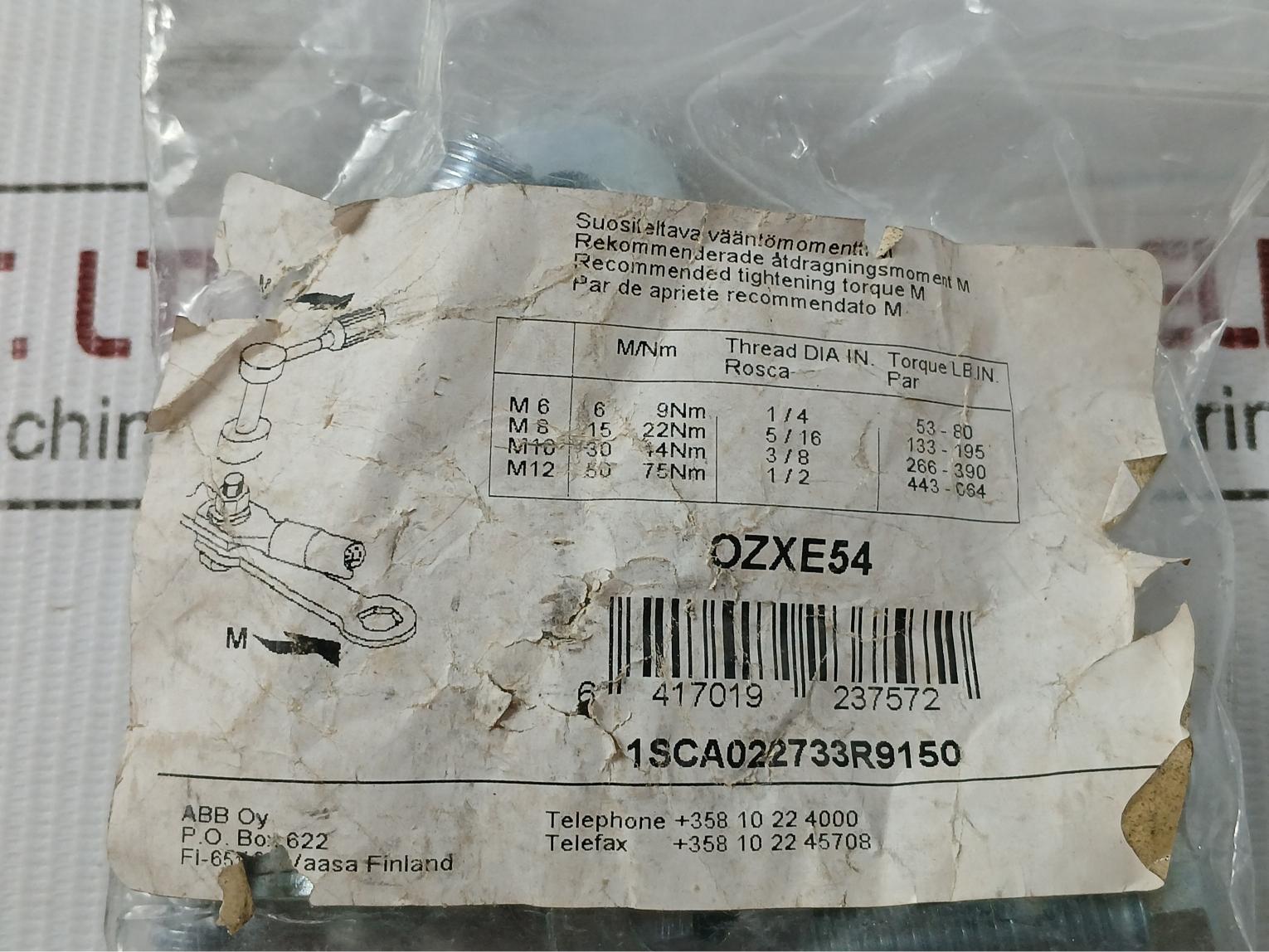 Ot315E03Wp Abb 690V 50-60Hz Base Mounted Switch-disconnector