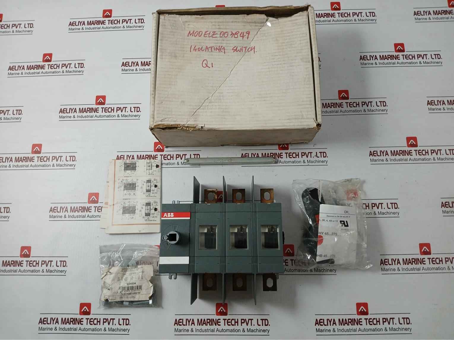 Ot315E03Wp Abb 690V 50-60Hz Base Mounted Switch-disconnector