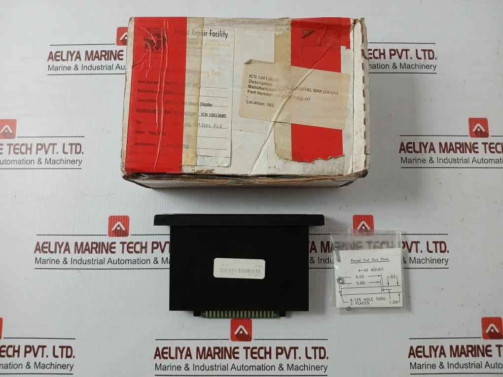 Otek Corporation Digital Bar Graph Display 0-6000 Psi Hi-q101-c008-d7