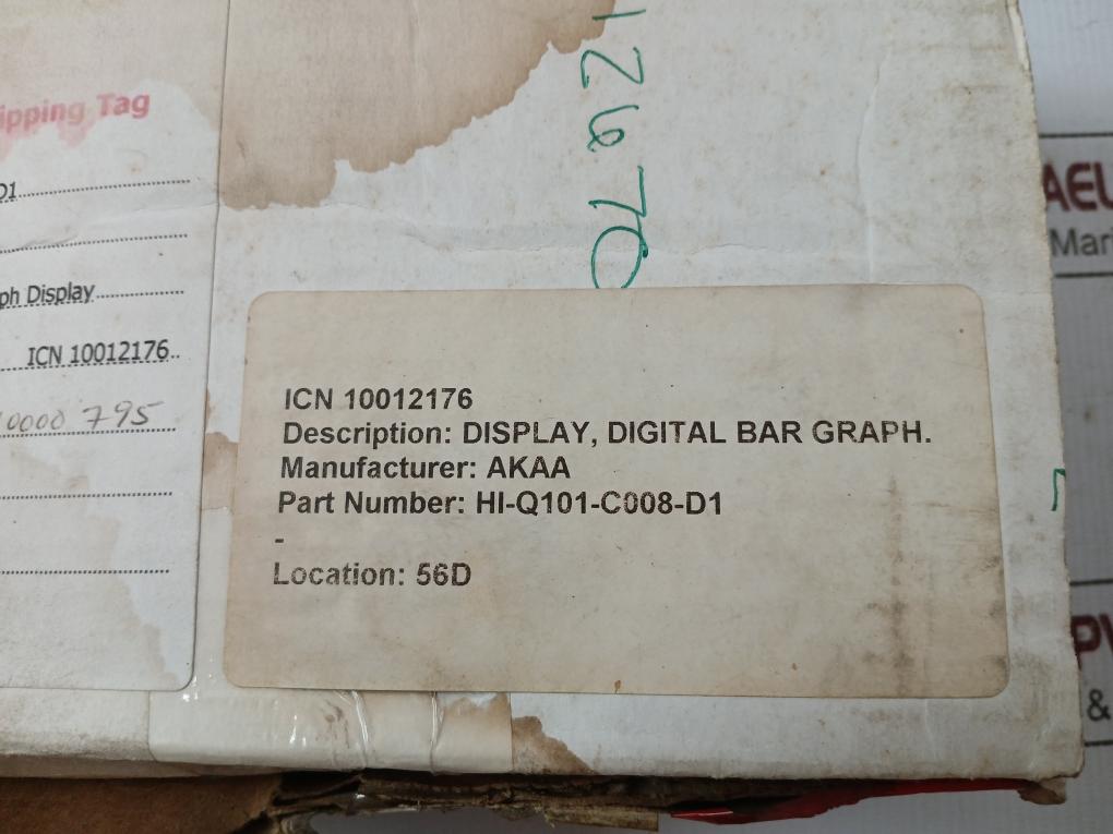 Hi-q101-c008-d1 Digital Bar Graph Display 0-3000 Psi Otek