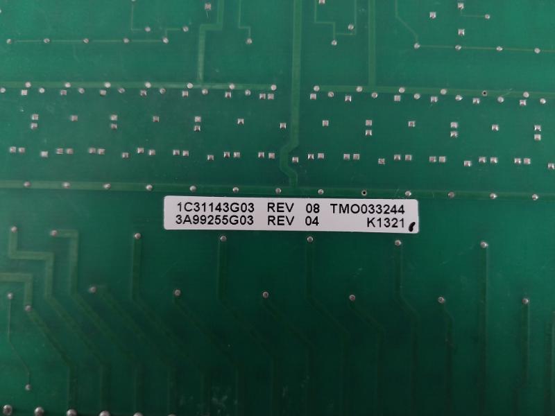 Ovation 3A99255G Printed Circuit Board Assembly Rev 08 1C31143G03