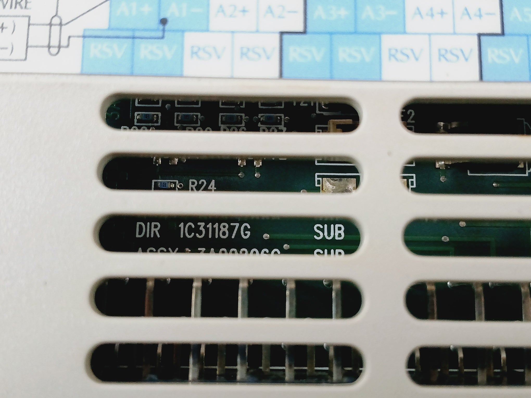 Ovation 5X00059G01 Hart Analog Input Module Dir 1C31187G Sub Rev: 04