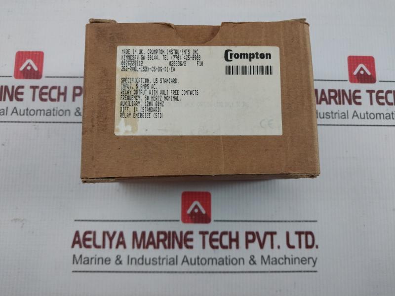 Overcurrent Relay 5A Crompton 252-paou-lsbx-c5-dg-d1-ea