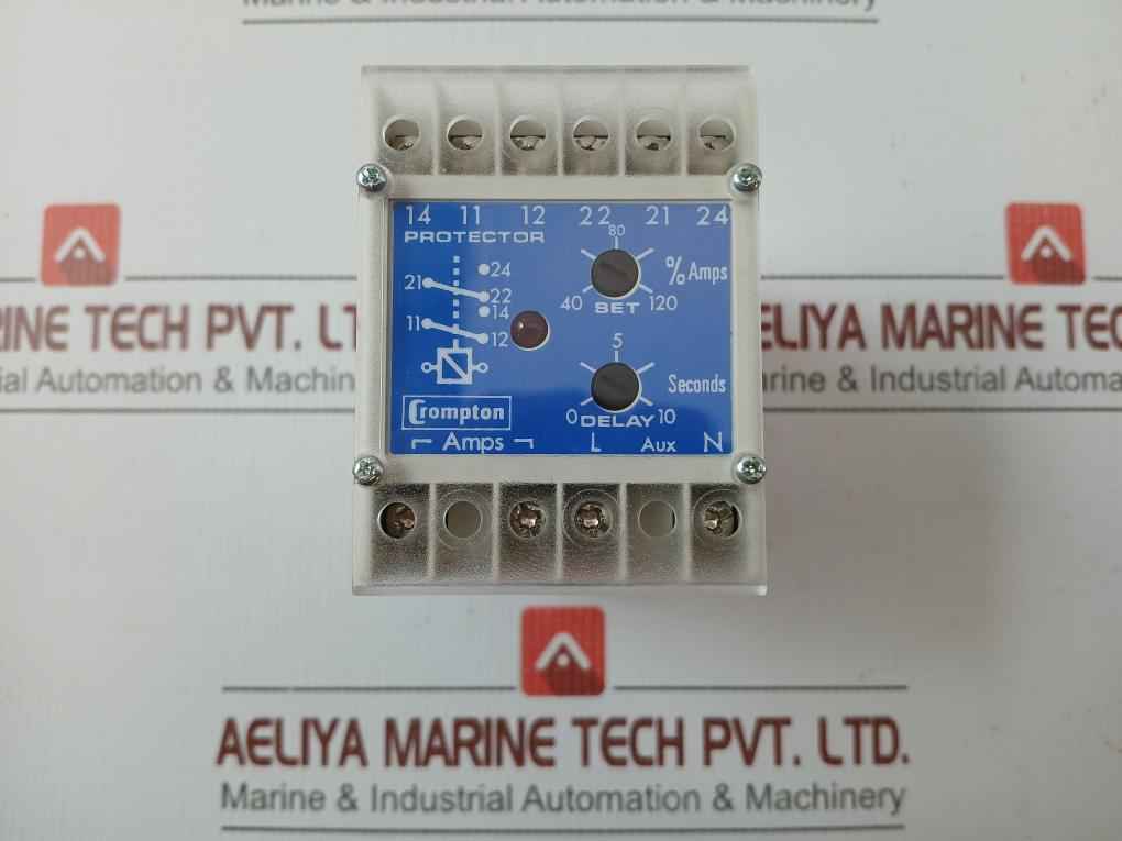 Overcurrent Relay 5A Crompton 252-paou-lsbx-c6-dg-d1-ea