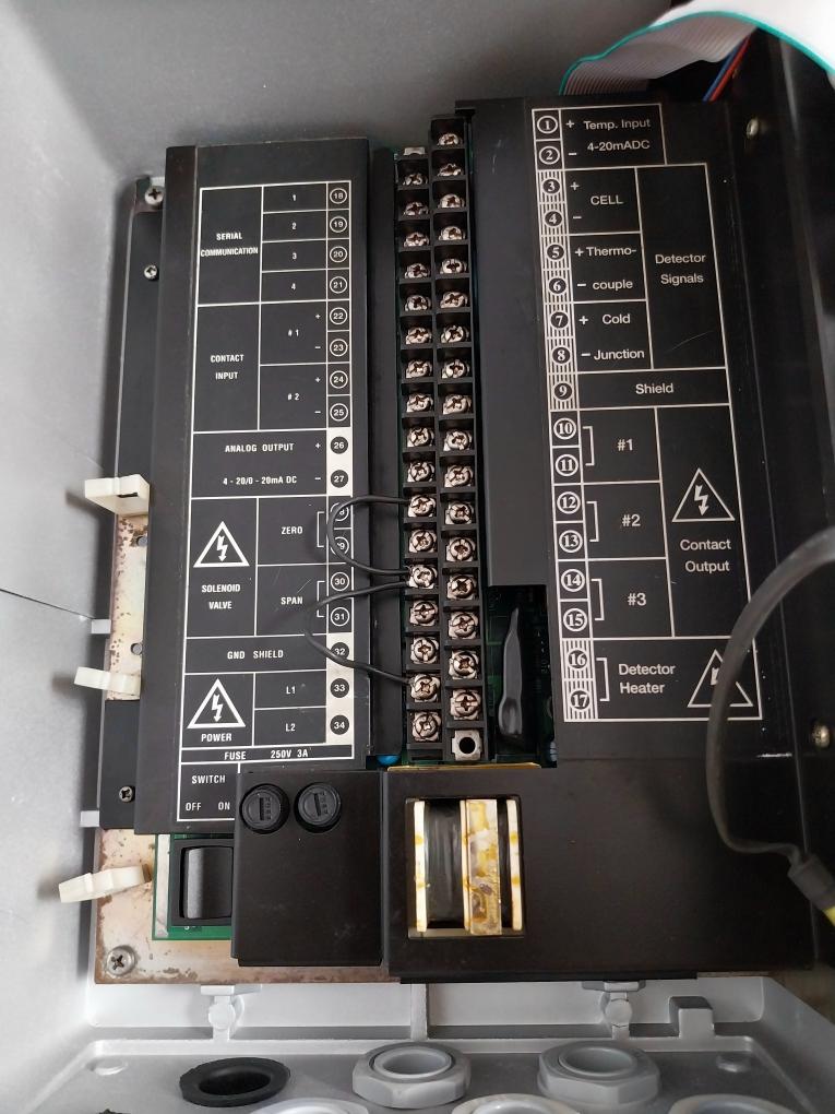 Oxygen Analyzer Za8C Yokogawa 4 To 20Madc 115Vac
