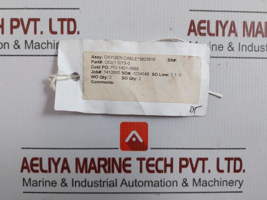 P522213 Oxygen Sensor Cable Assembly 1.5-meter 3823916