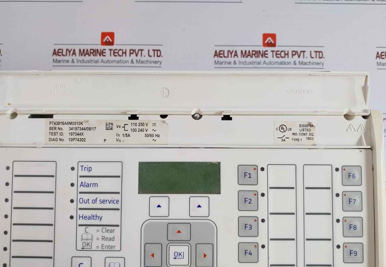 P743916A6M0510K Generator Protection Numerical Relay 1/5A Alstom