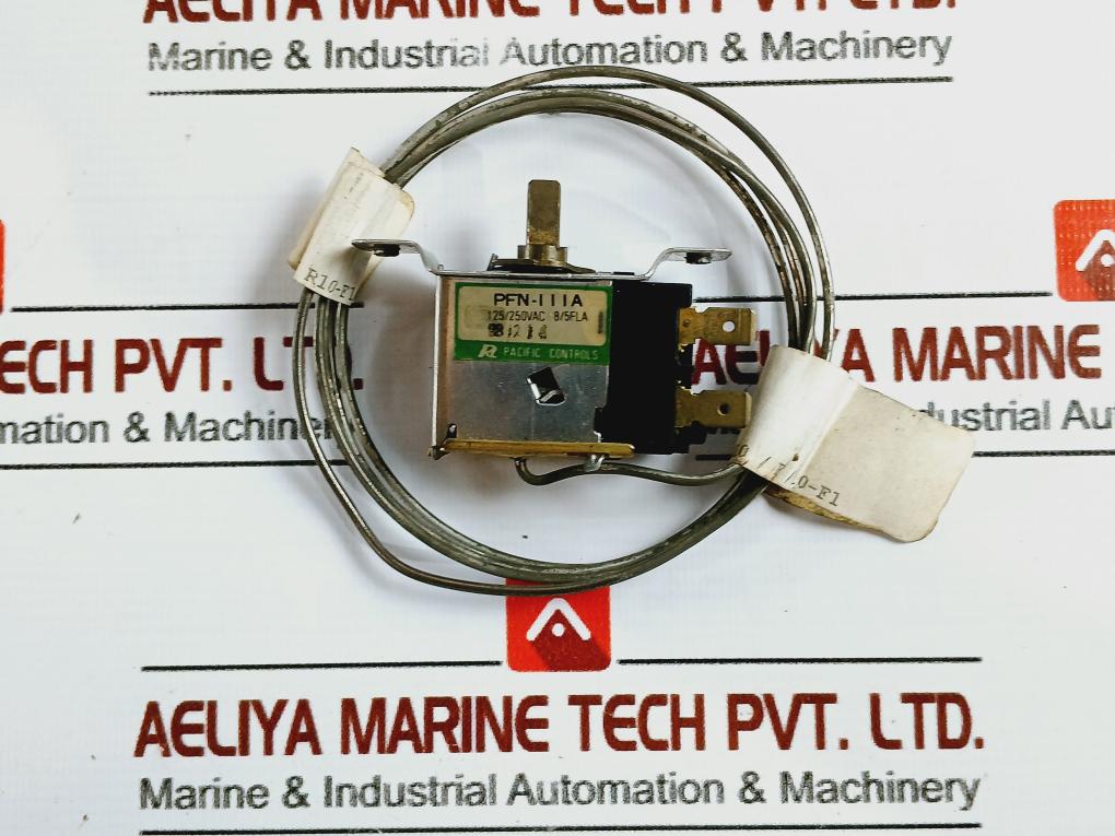Pacific Controls PFN-111A Digital Thermostat, 125/250VAC, 8/5 FLA