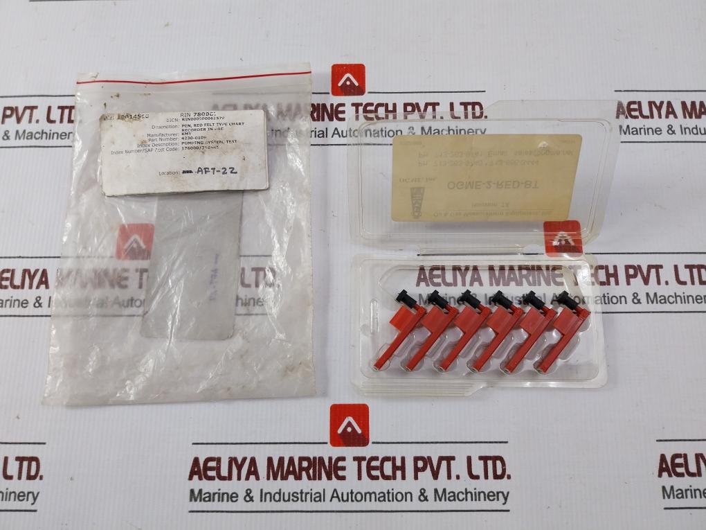 Pack Of 6X OGME OGME-2-RED-BT Oil & Gas Measurement Equipment 4230-0109