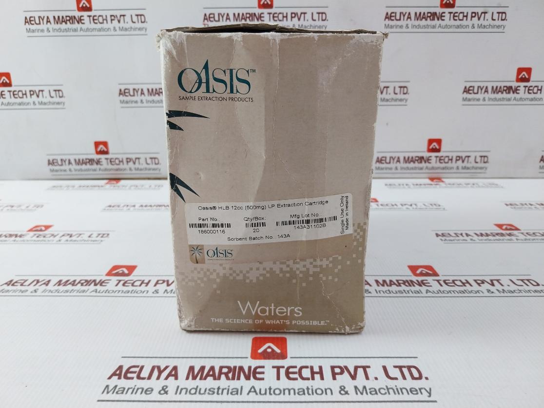 Waters 186000116 Oasis Hlb 12Cc Lp Extraction Cartridge 3.9 X 150Mm (3 Pack = 15 Pcs)