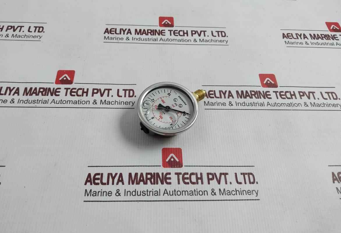 Pakkens En 837-1 Pressure Gauge 0-16 Bar 0-200/230 Psi
