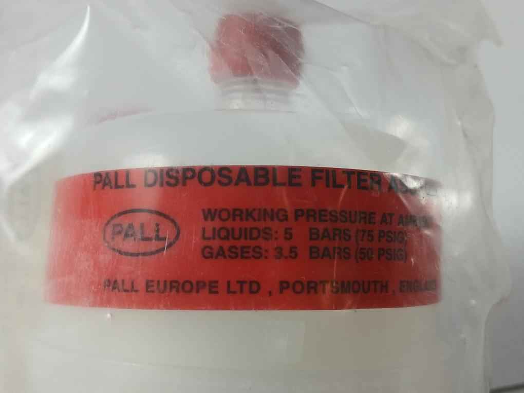 Pall Dfa4201 J/00 Hdc Ii Capsule Filter Ih0489003 5 Bars ( 75 Psig)