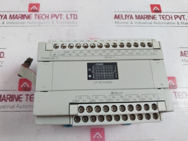 Panasonic Afpx0E40Rd-f Fp-x0 E40Rd Expansion Unit Ver 1.0 20043897 24V Dc