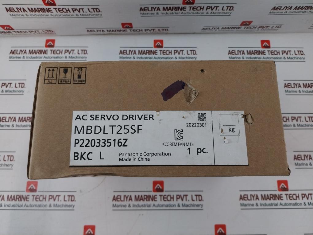 Panasonic Mbdlt25Sf Ac Servo Driver Minas A6 Series 400W 200-240V