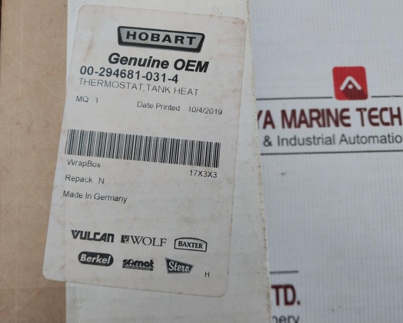 Panel-mount Capillary Thermostat Em-2-tk Jumo