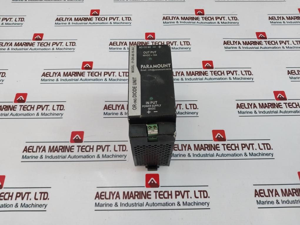 Paramount P-OR-48-10-A4 OR-ING Diode Unit 10A 48VDC