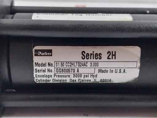 Parker 01.50 Cc2Hlts24Ac 3.000 2H Hydraulic Cylinder 3000 Psi 10046488