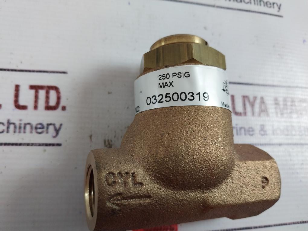 Parker 032500319 3/8" Flow Control Valve 250 Psig