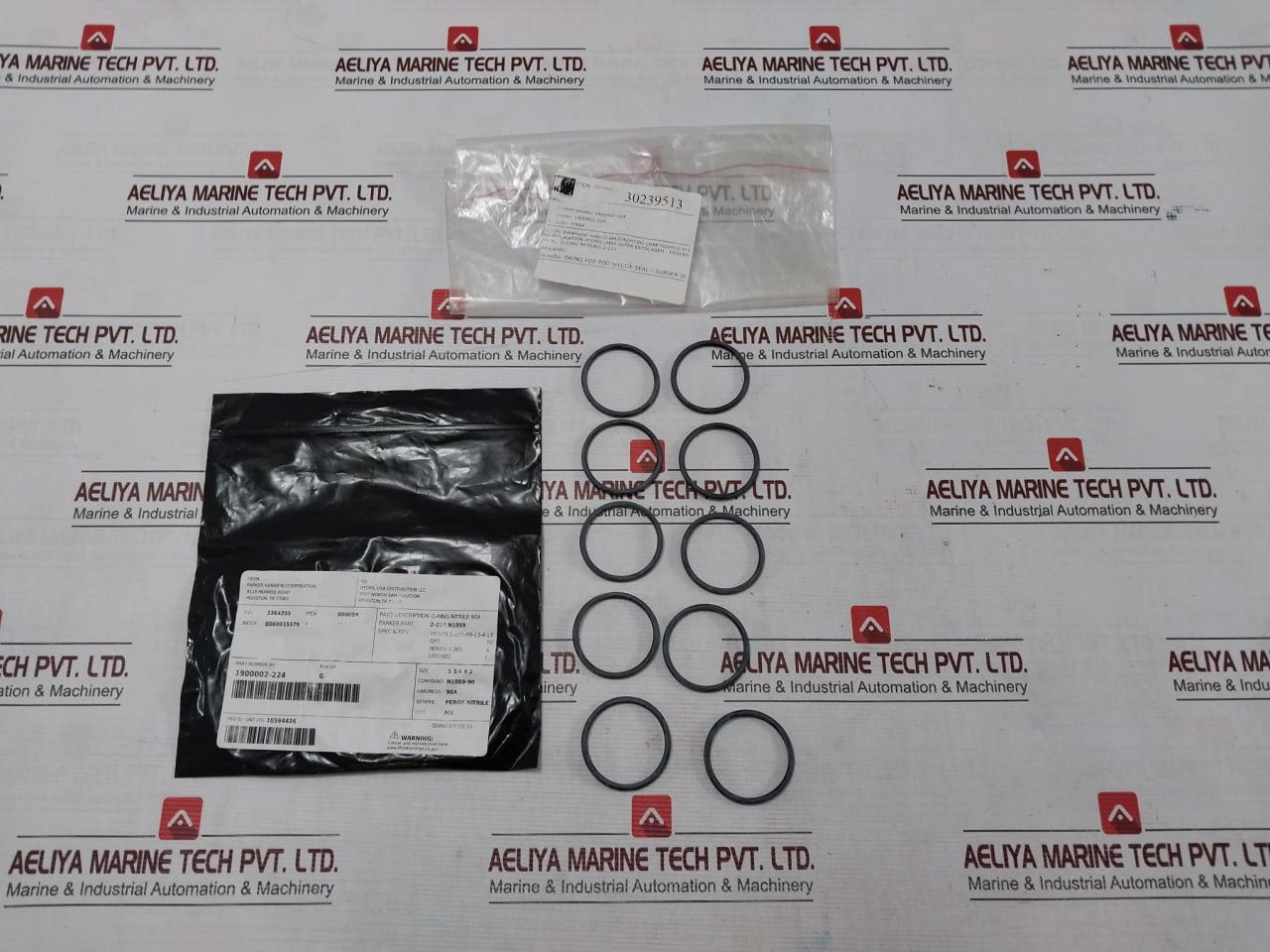 Parker 1900002-224 O-ring For Pod Wedge Seal 90A 90 Duro 2-224