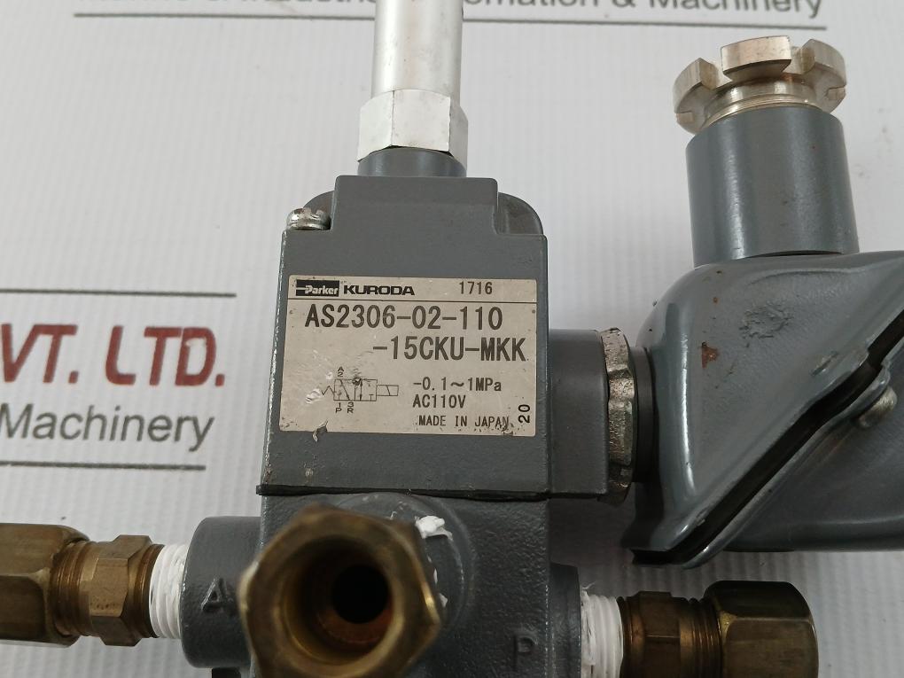 As2306-02-110-15Cku-mkk Directional Solenoid Valve Parker