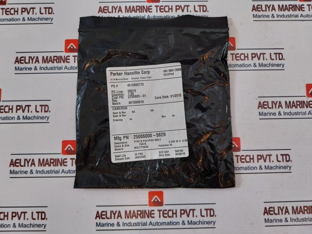Parker Hannifin 25006000-562B Type B Polypak Seal Ring
