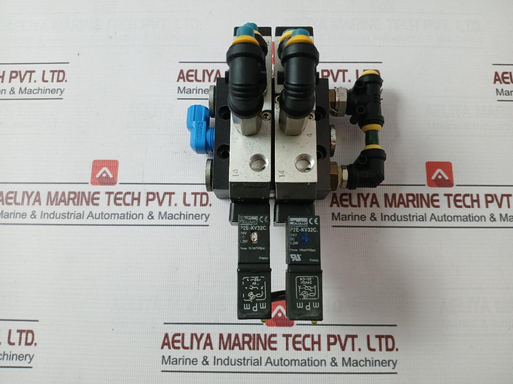 Parker P2Lbx512Esnxxx Viking Xtreme Pneumatic Valve P2E-kv32C 24Vdc 10Bar/145Psi