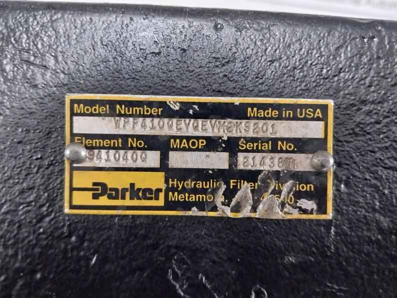Parker Wpf410Qevqevm2Ks201 Oil Filter Ef492 941040Q 941174Rs 10Qe 28Rs
