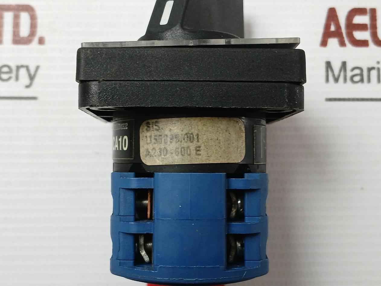 Part No: Ca10 Kraus & Naimer A230.600 E, Rotary Cam Switch 20A 300Vac Ac-21A