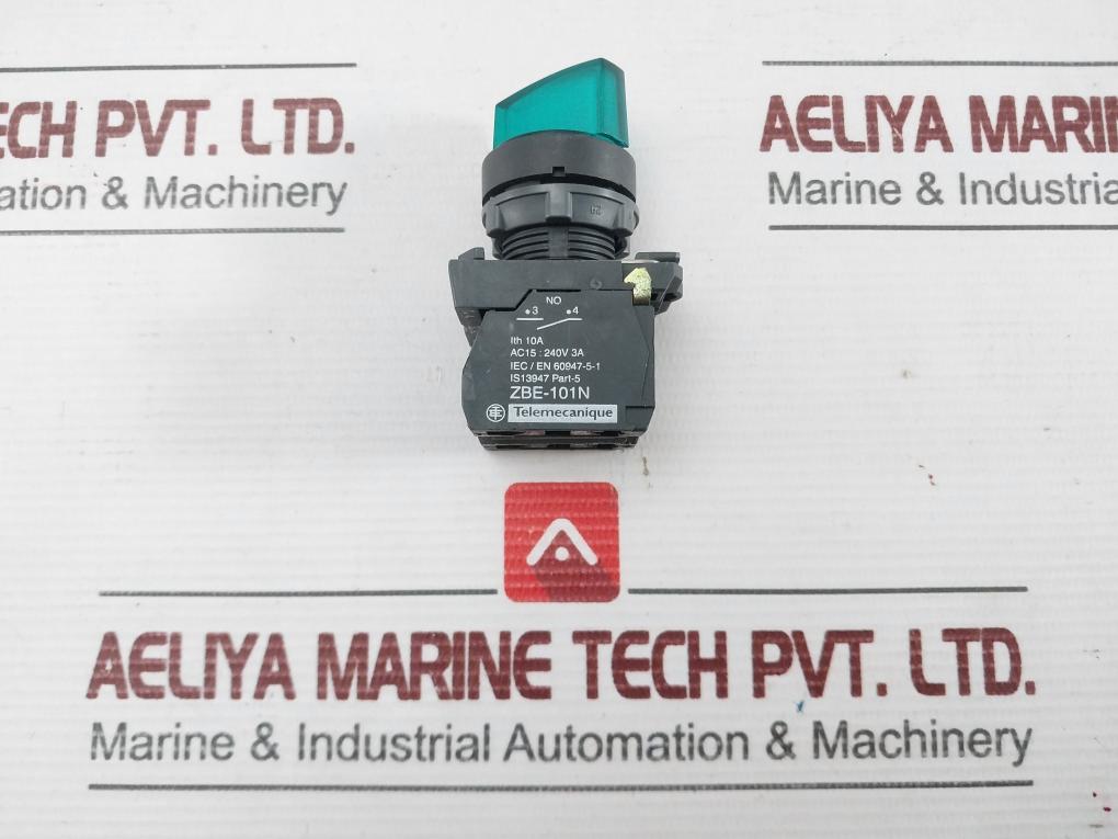 Part No: Zbe-101N Illuminated Selector Switch Telemecanique