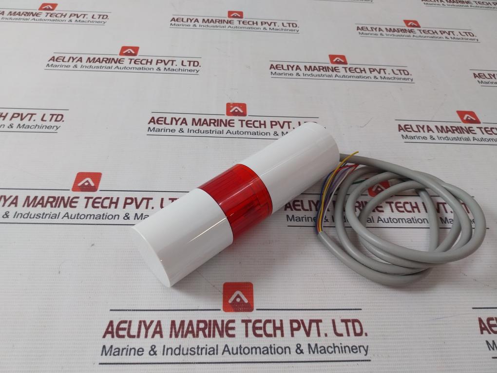 Patlite Lr5-102Wjbw-r Direct Mount Signal Tower 24V Dc 0.25A 6.6W