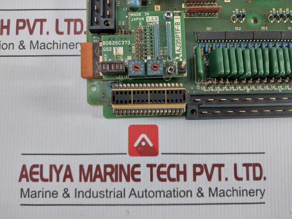 Pcb For Remote I/O Unit Mitsubishi Electric Aj35Ptf-28Ar