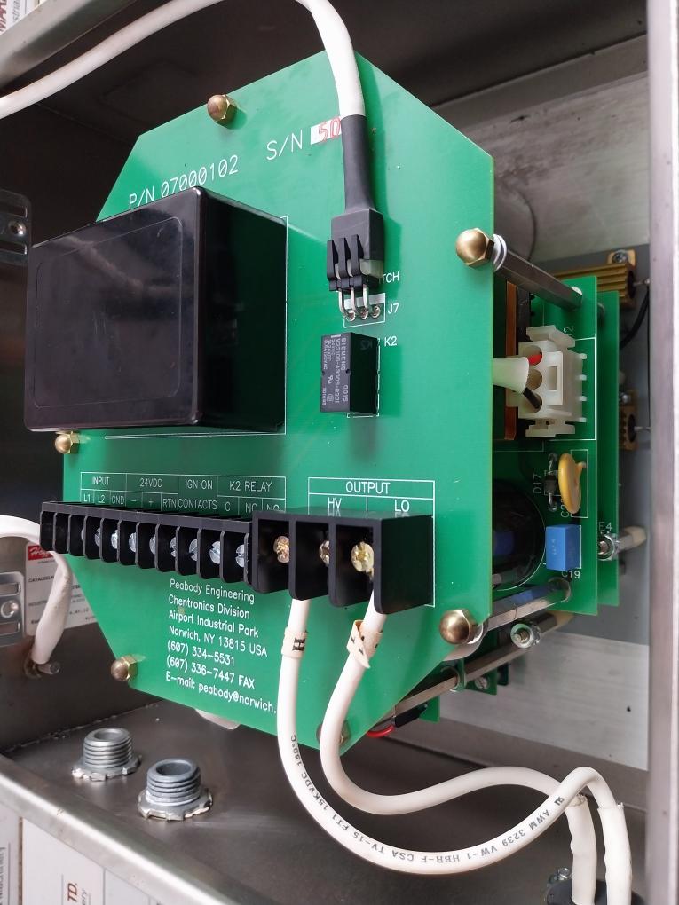 Peabody Engineering High Energy Exciter Ignition Box 85-265 Vac 07000102Hsx