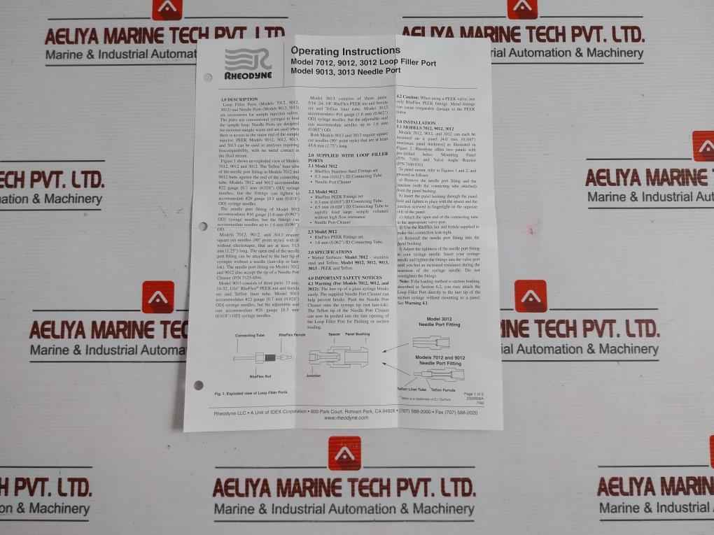 Peek Port Injector Waters 6060895-50 Gm