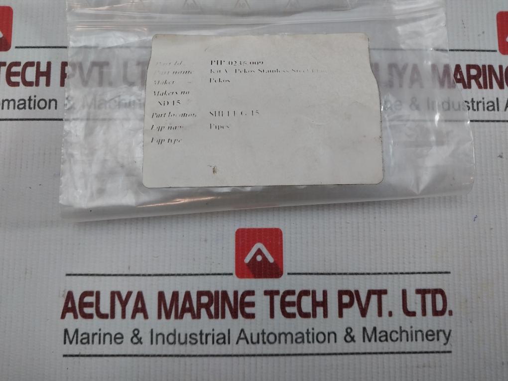 Pekos Steel Flange Kit For Valve Sku 198773