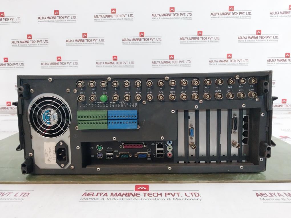 Pelco Dx8116-250 Digital Video Recorder Dx 8100 Series 100-240V 50/60Hz Ver: 1.2