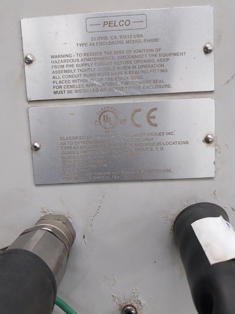 Pelco Pt1260Ex Cctv Camera Enclosure Nema Type 4X 120Vac 50-60Hz 690V